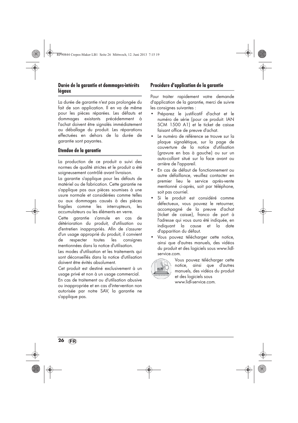 Silvercrest SCM 1500 A1 User Manual | Page 28 / 66