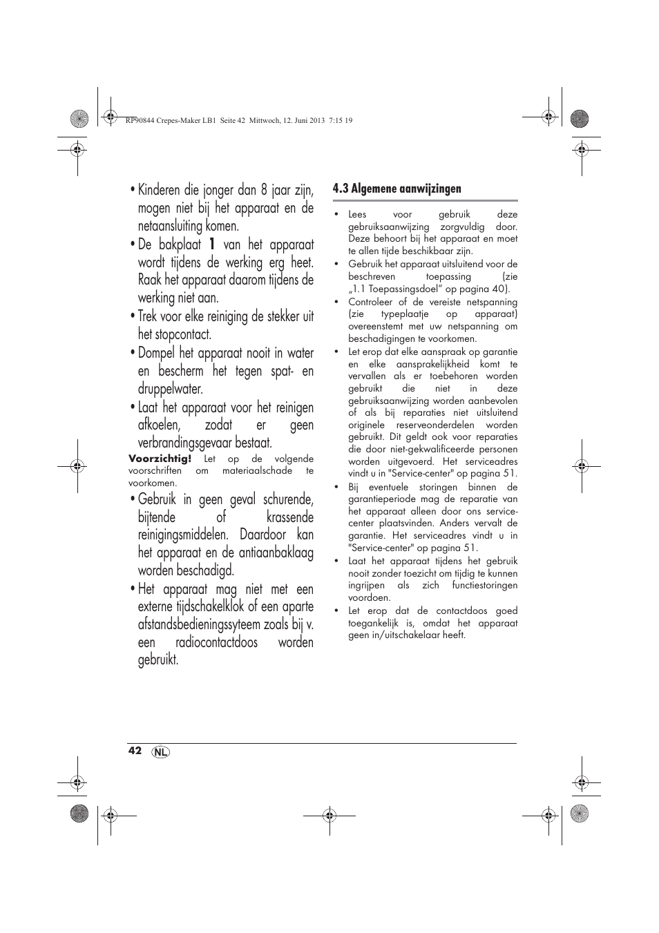 Silvercrest SCM 1500 A1 User Manual | Page 44 / 66