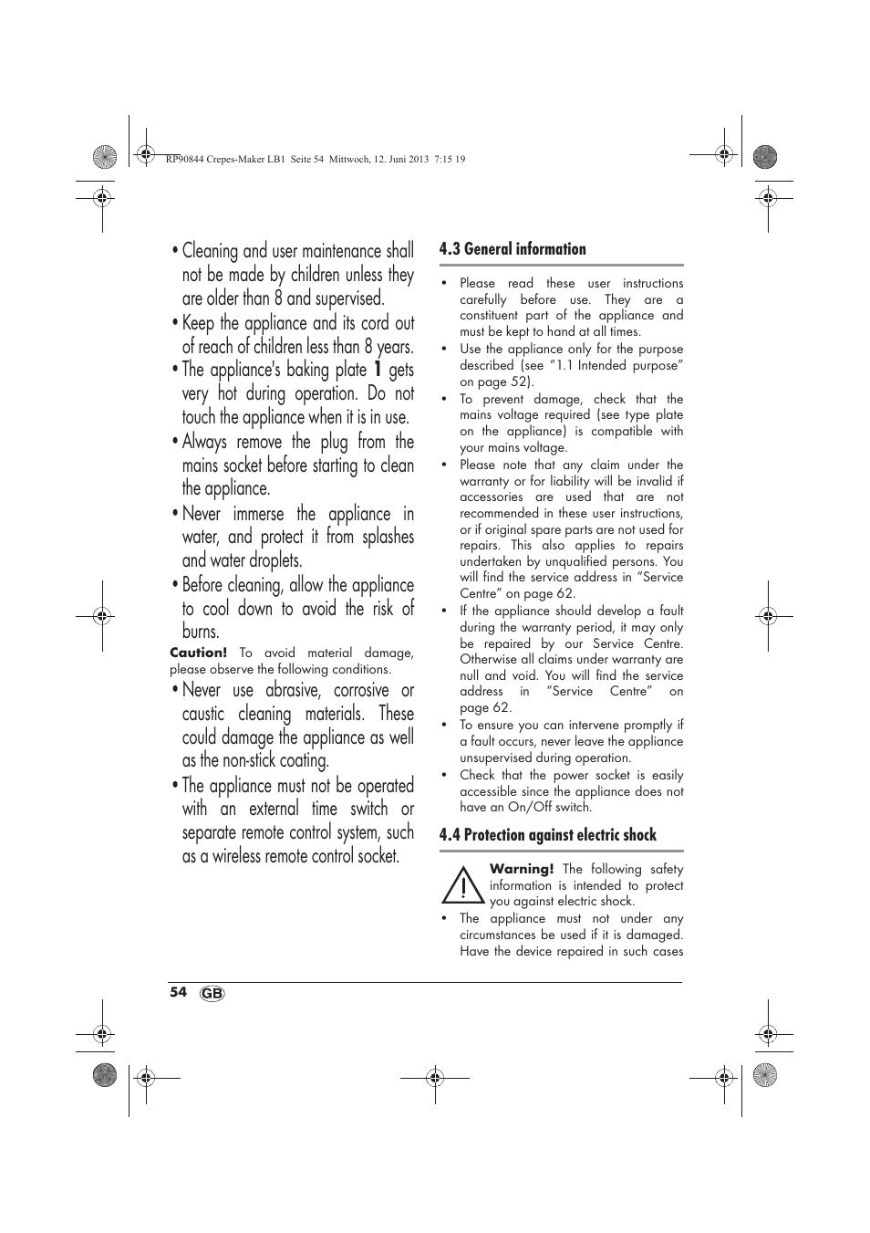 Silvercrest SCM 1500 A1 User Manual | Page 56 / 66