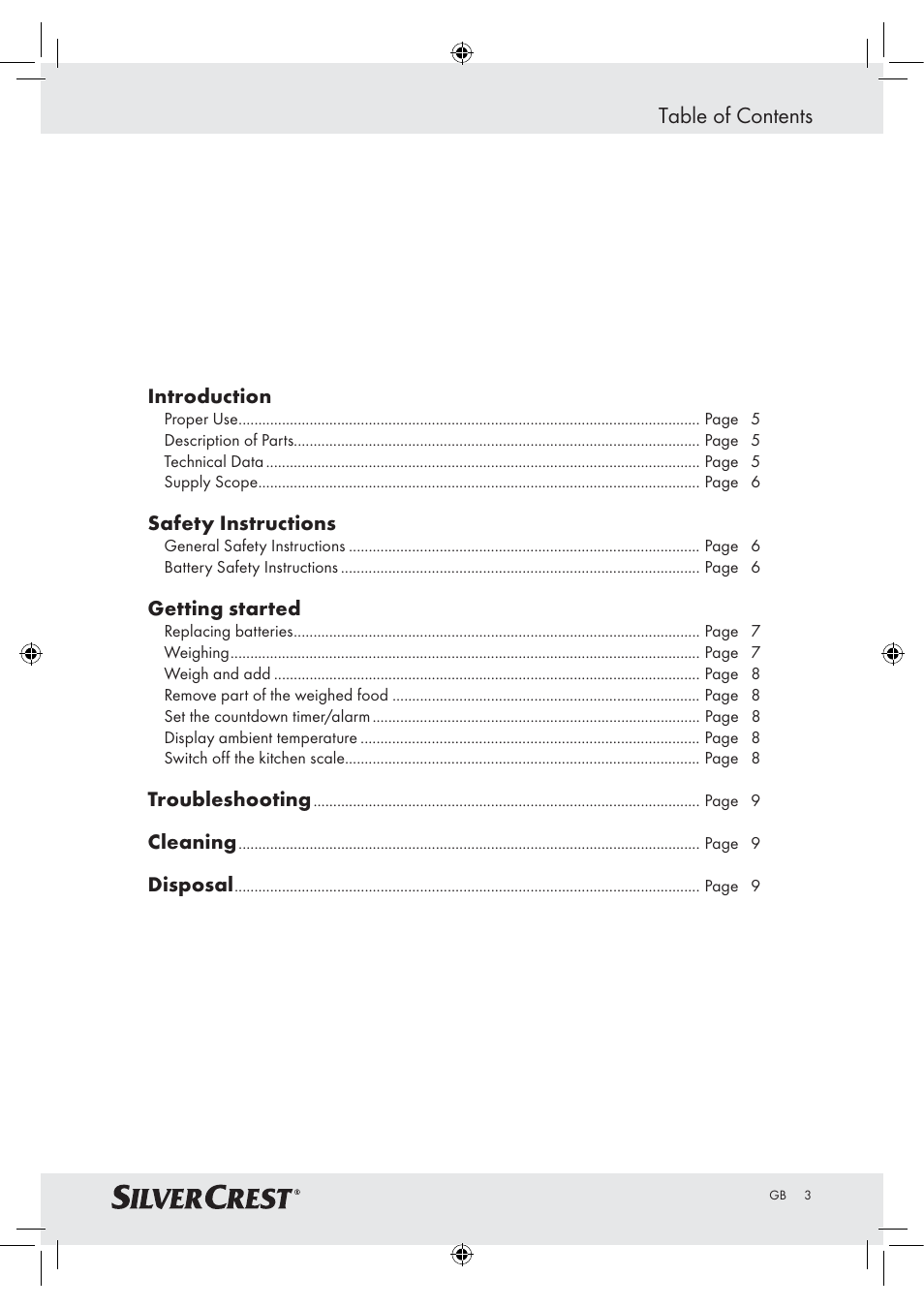 Silvercrest H14271 H14271 User Manual | Page 3 / 59