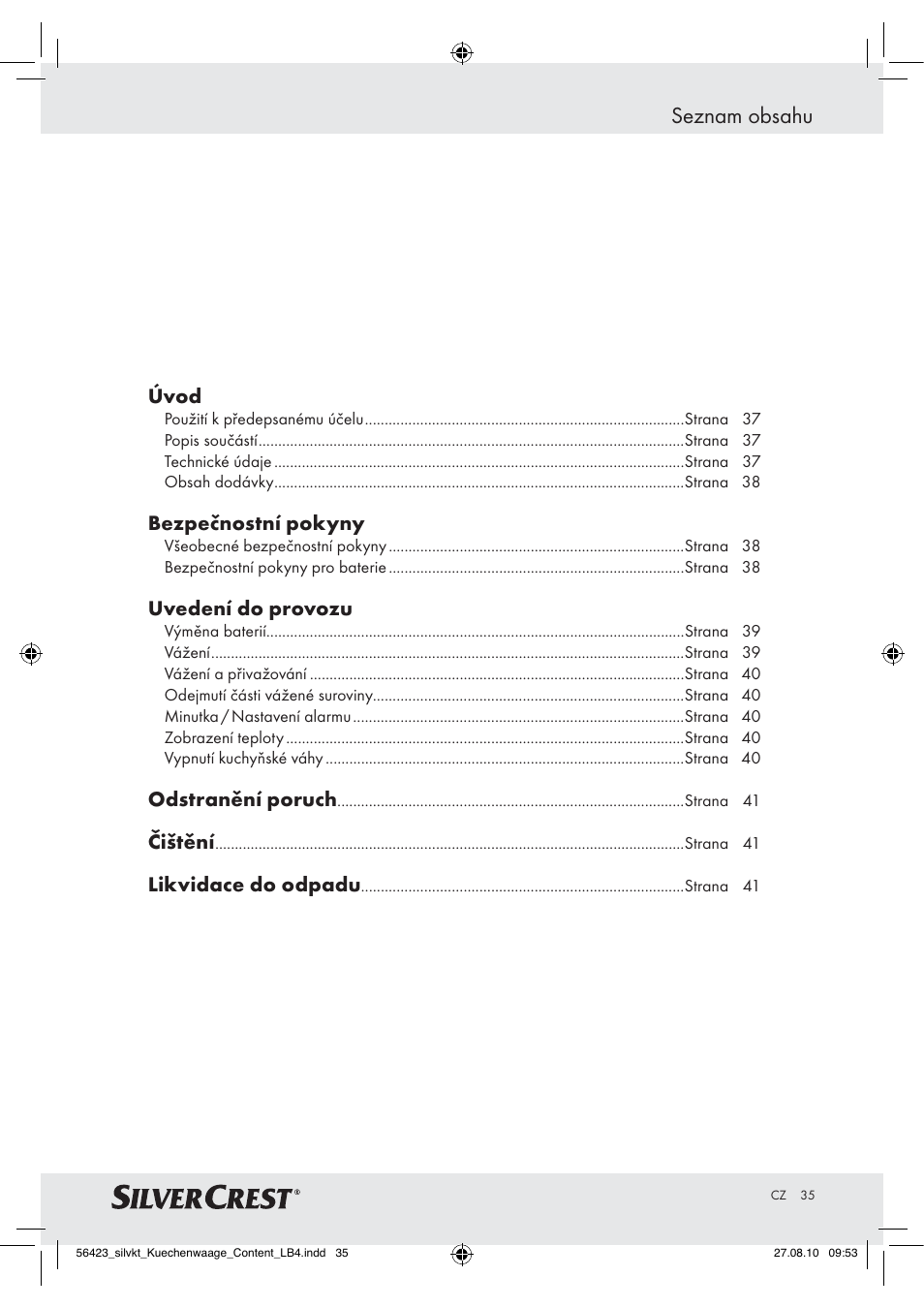 Silvercrest H14271 H14271 User Manual | Page 35 / 59