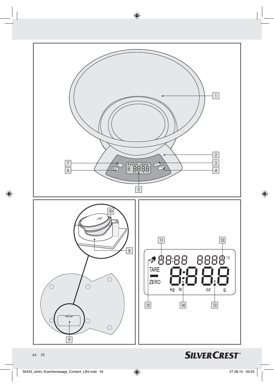 Silvercrest H14271 H14271 User Manual | Page 44 / 59