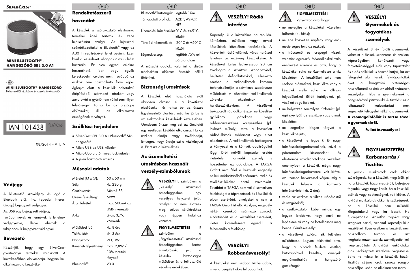 Silvercrest SBL 3.0 A1 User Manual | Page 5 / 8