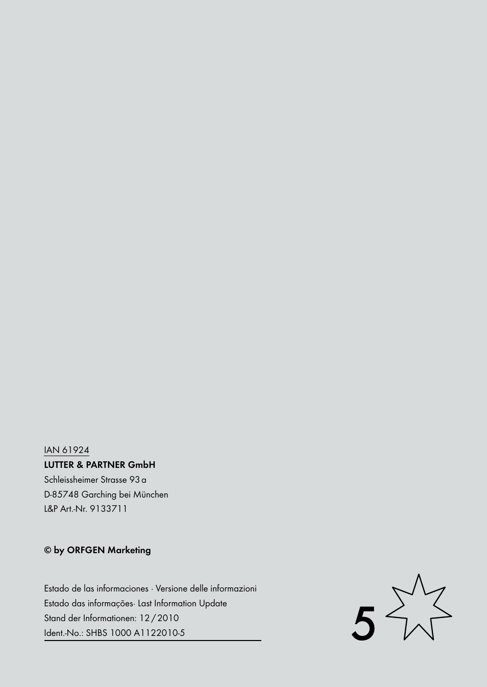 Silvercrest SHBS 1000 A1 User Manual | Page 101 / 101