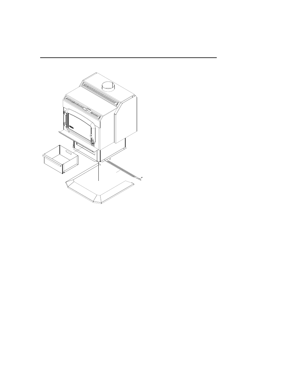 Assembly, Pedestal and decorative sidewall installation | Drolet HT1600 User Manual | Page 6 / 32