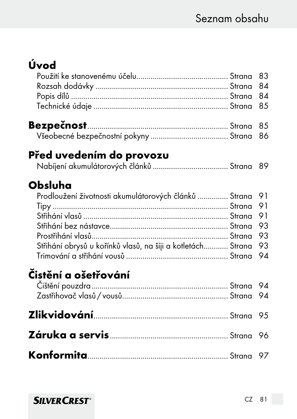Silvercrest SHBS 1000 A1 User Manual | Page 81 / 137