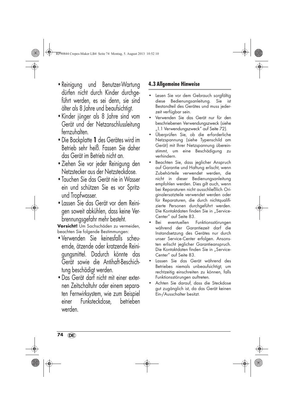 Silvercrest SCM 1500 A1 User Manual | Page 76 / 86