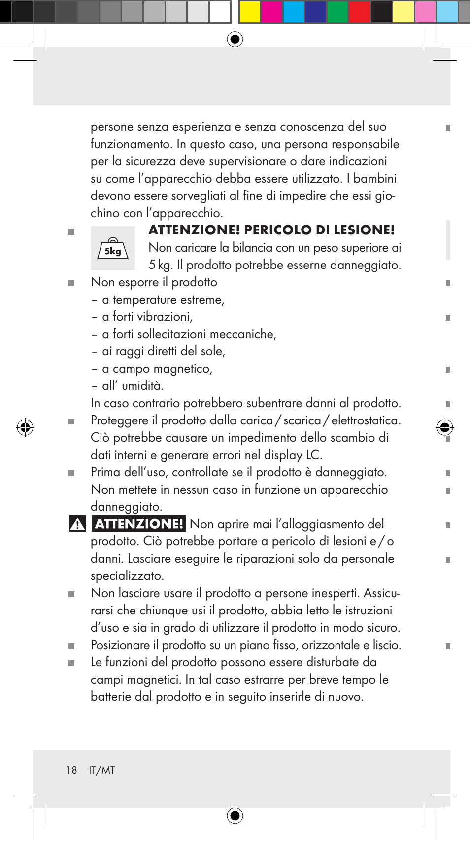 Indicazioni di sicurezza per le batterie | Silvercrest Z31246A Z31246B User Manual | Page 18 / 55