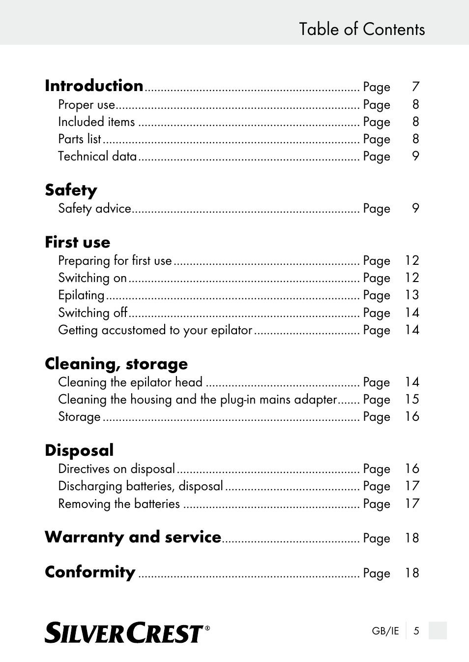 Silvercrest SE 32 A1 User Manual | Page 5 / 21