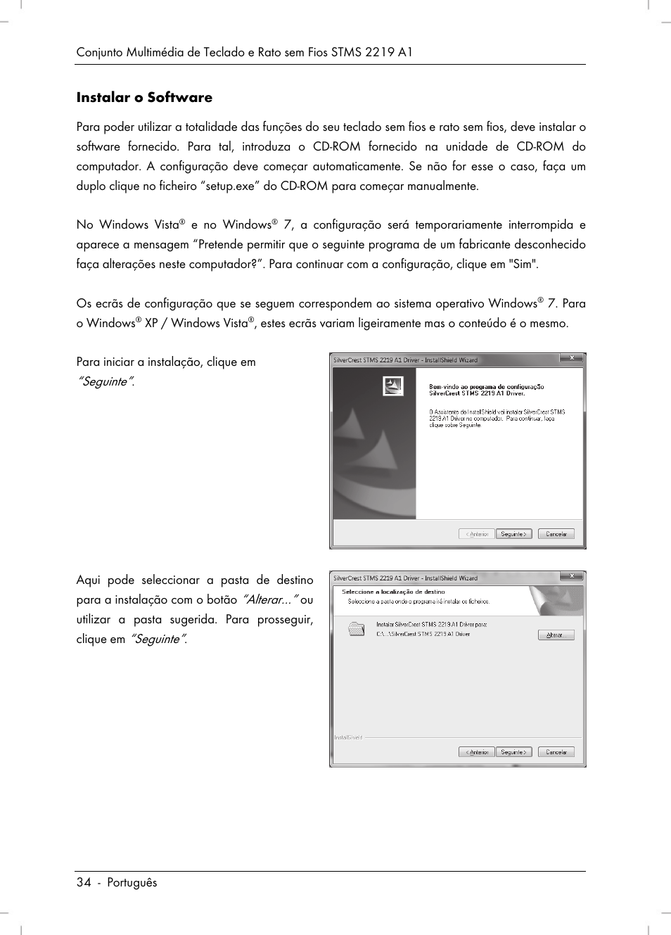 Silvercrest STMS 2219 A1 User Manual | Page 36 / 88