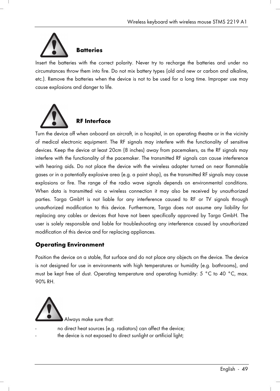 Silvercrest STMS 2219 A1 User Manual | Page 51 / 88