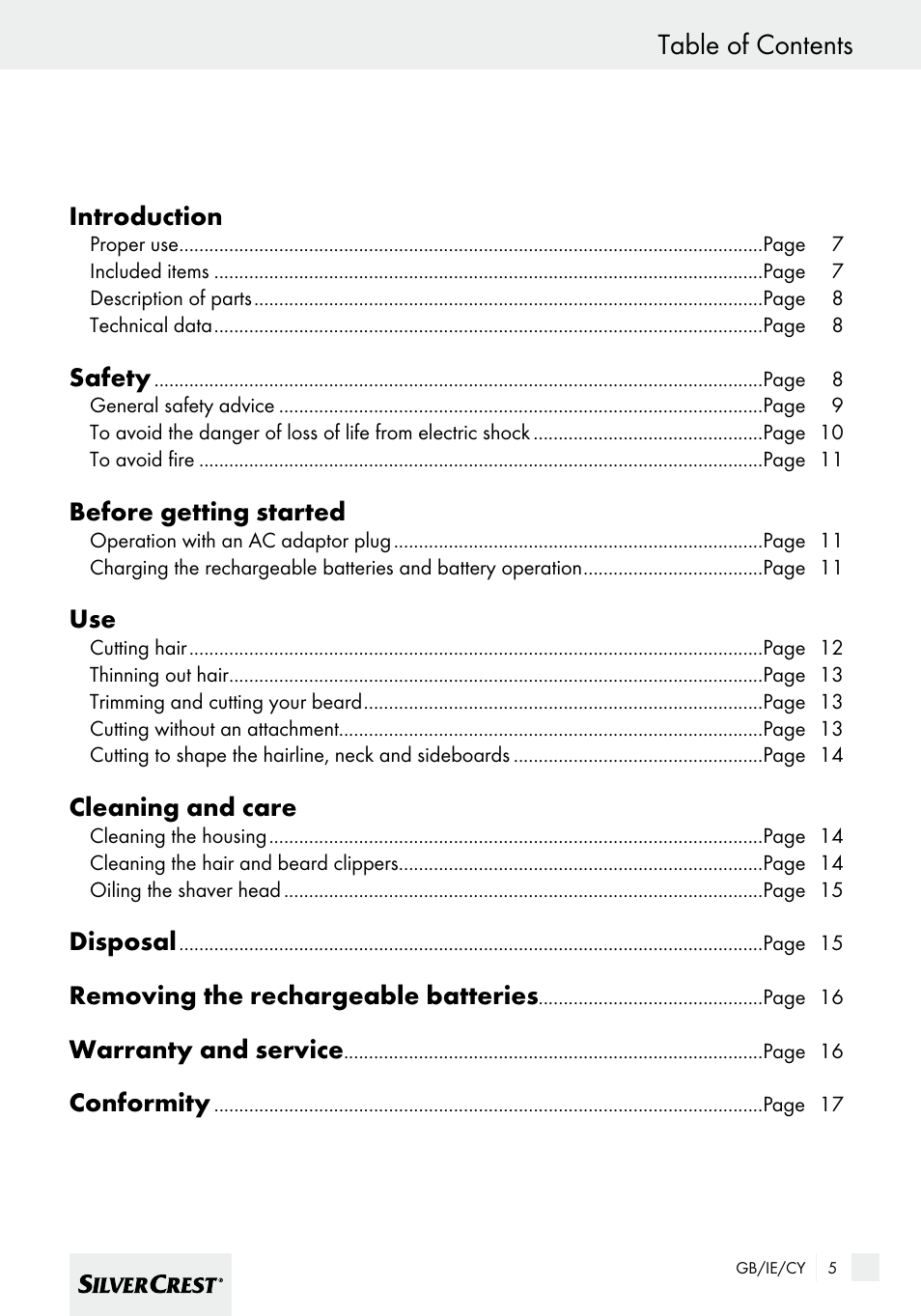 Silvercrest SHBS 600 A1 User Manual | Page 5 / 33