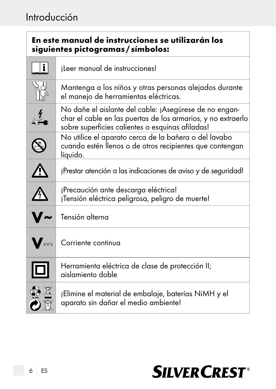 Introducción | Silvercrest SE 32 A1 User Manual | Page 6 / 85
