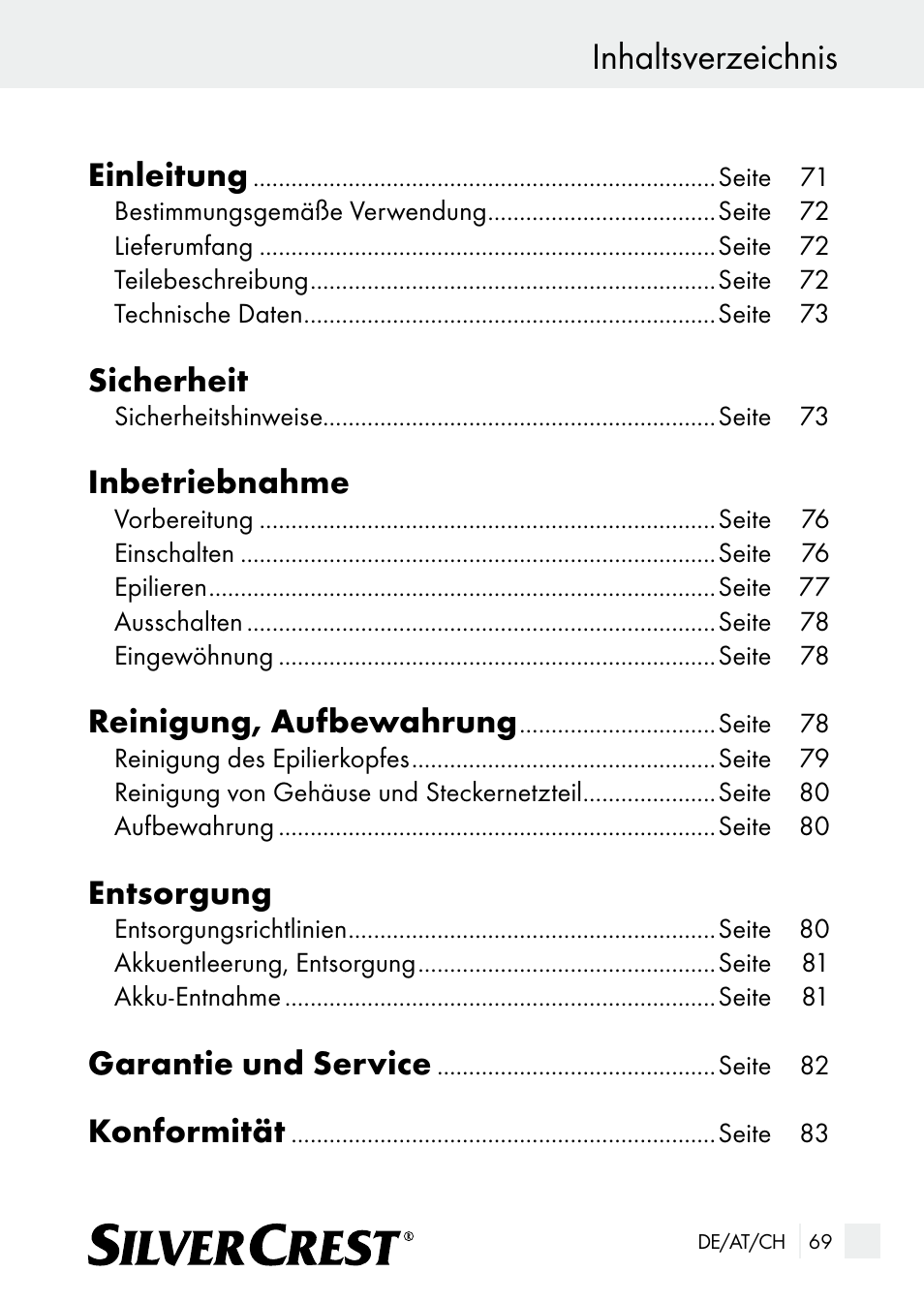 Silvercrest SE 32 A1 User Manual | Page 69 / 85