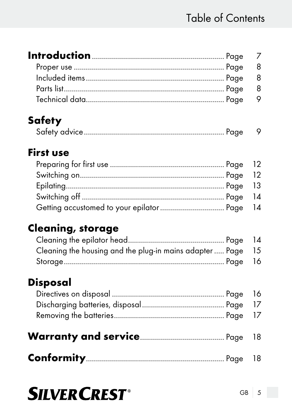 Silvercrest SE 32 A1 User Manual | Page 5 / 103