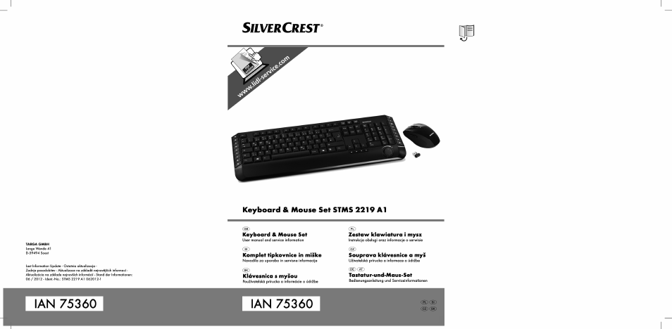 Silvercrest STMS 2219 A1 User Manual | 130 pages