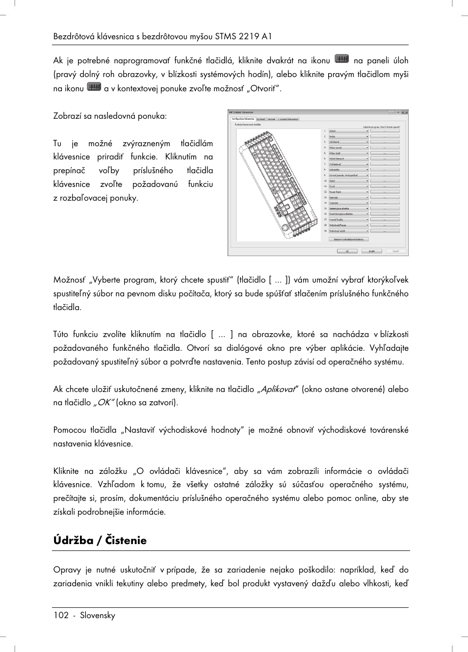 Údržba / čistenie | Silvercrest STMS 2219 A1 User Manual | Page 104 / 130