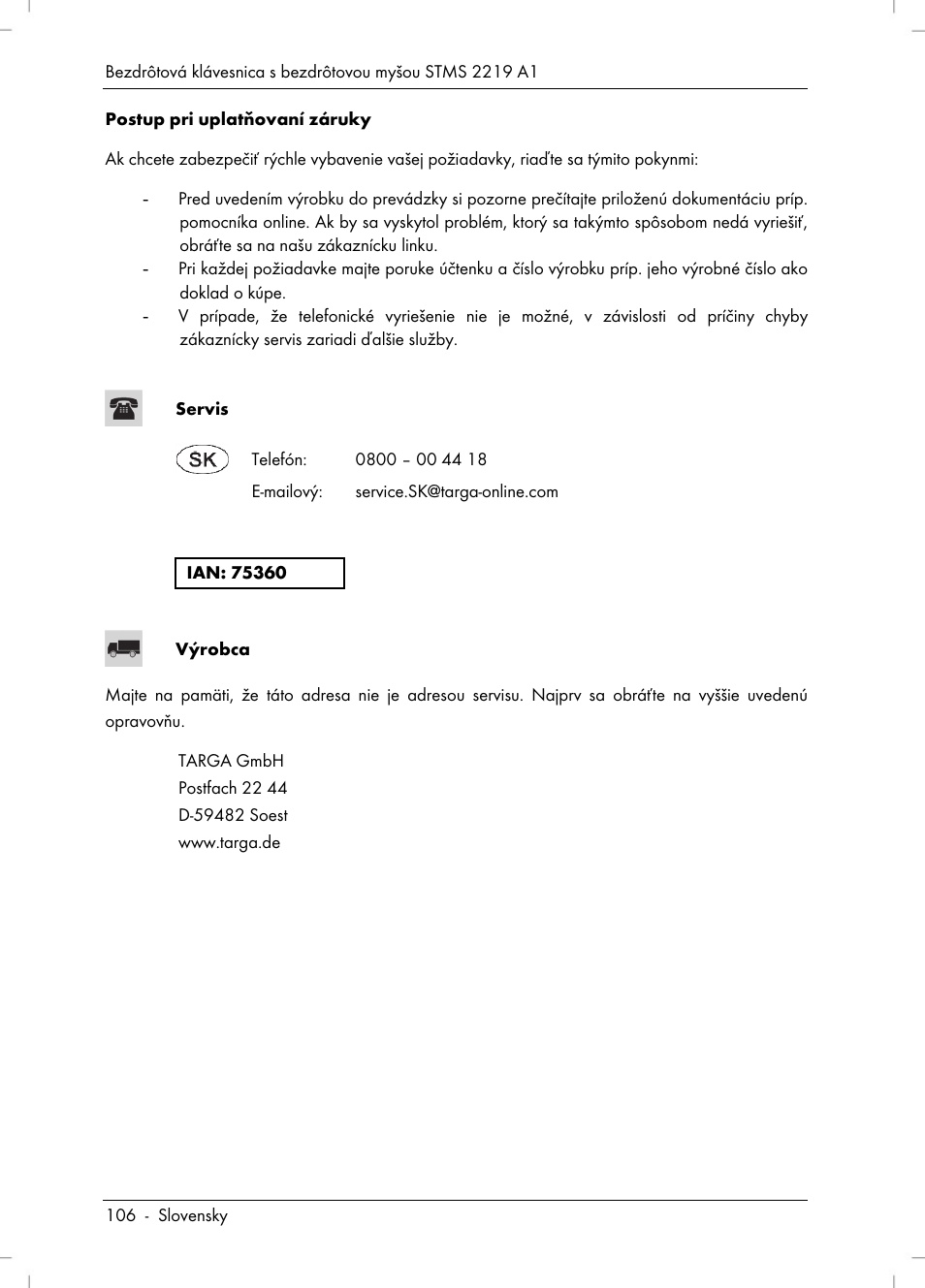 Silvercrest STMS 2219 A1 User Manual | Page 108 / 130