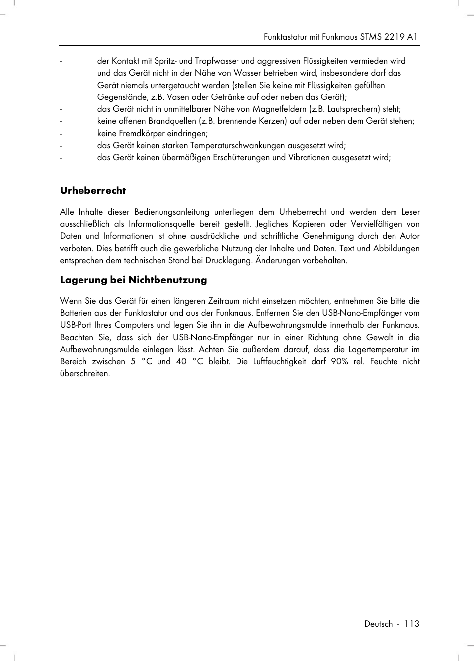 Silvercrest STMS 2219 A1 User Manual | Page 115 / 130