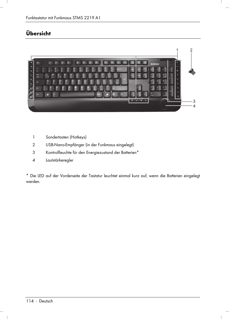 Übersicht | Silvercrest STMS 2219 A1 User Manual | Page 116 / 130