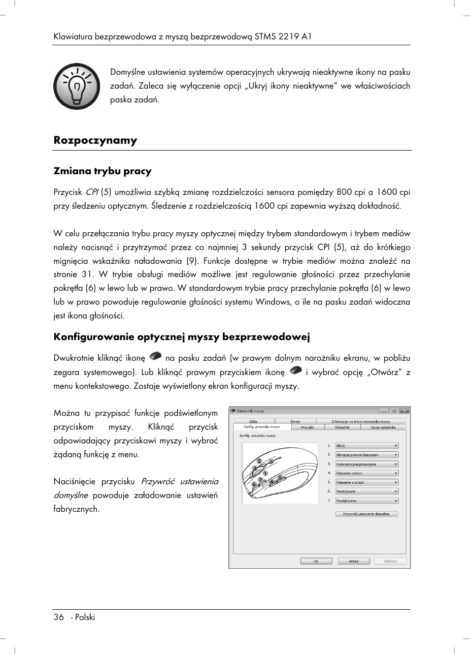 Rozpoczynamy | Silvercrest STMS 2219 A1 User Manual | Page 38 / 130