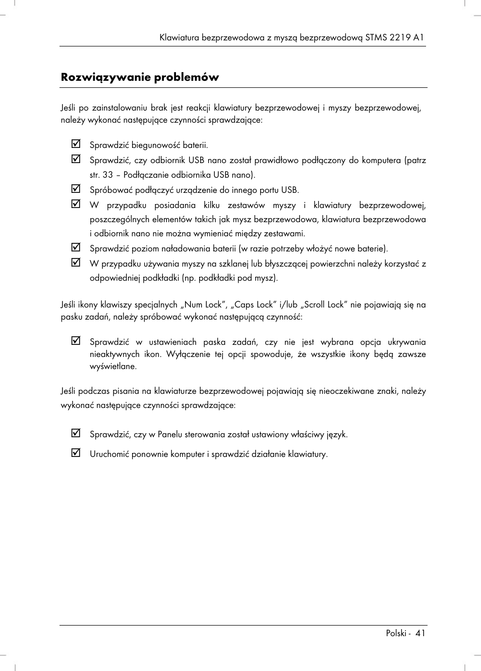 Silvercrest STMS 2219 A1 User Manual | Page 43 / 130