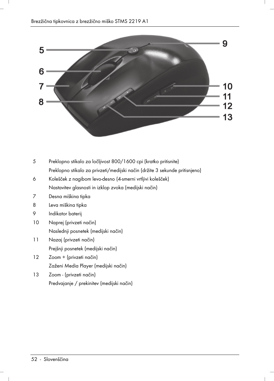 Silvercrest STMS 2219 A1 User Manual | Page 54 / 130