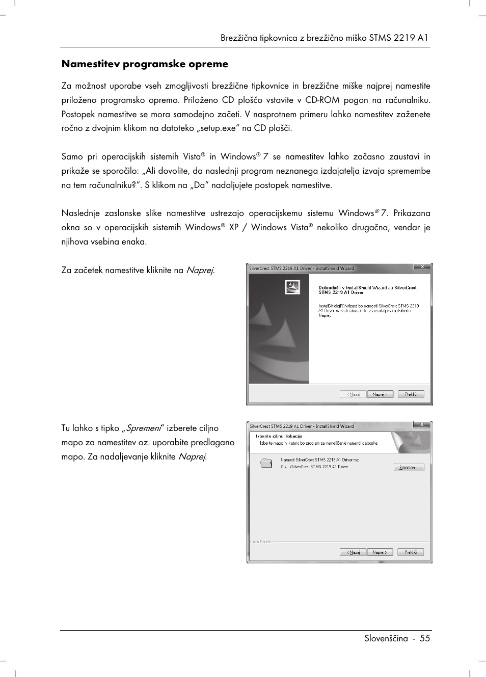 Silvercrest STMS 2219 A1 User Manual | Page 57 / 130