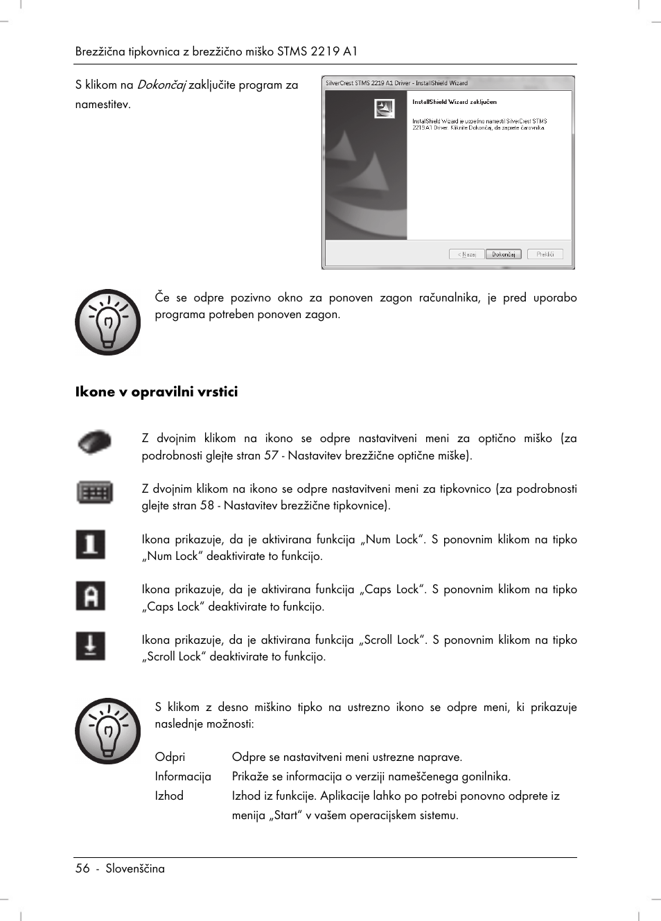 Silvercrest STMS 2219 A1 User Manual | Page 58 / 130