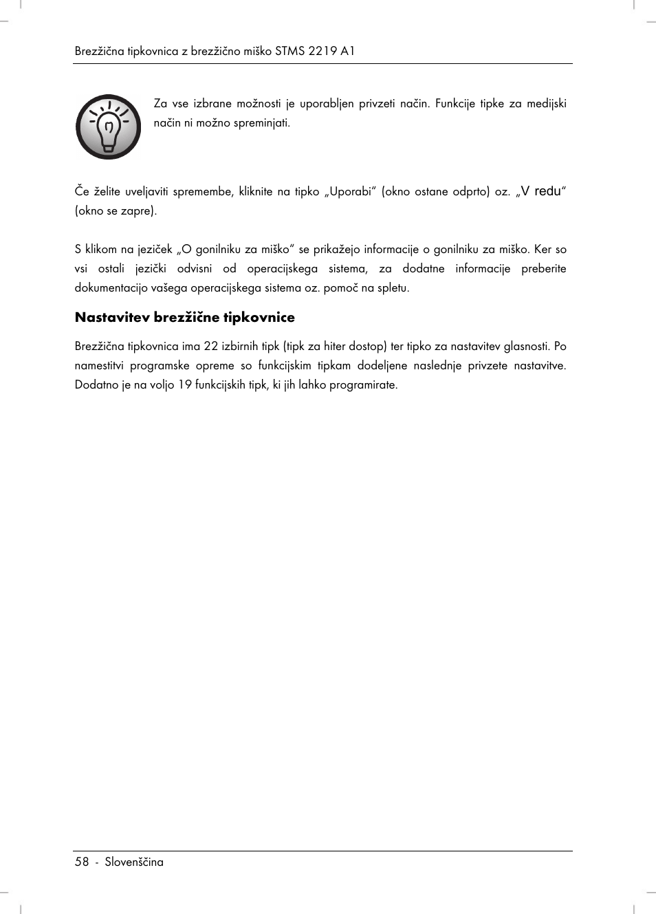 Silvercrest STMS 2219 A1 User Manual | Page 60 / 130