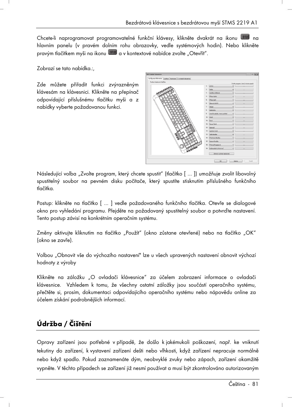 Údržba / čištění | Silvercrest STMS 2219 A1 User Manual | Page 83 / 130