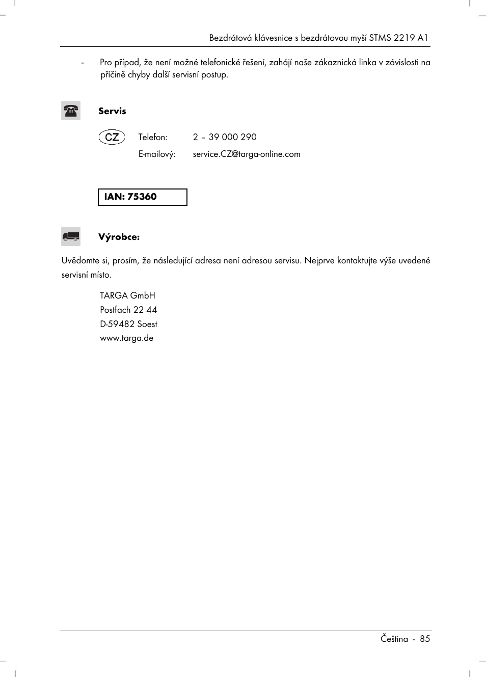 Silvercrest STMS 2219 A1 User Manual | Page 87 / 130