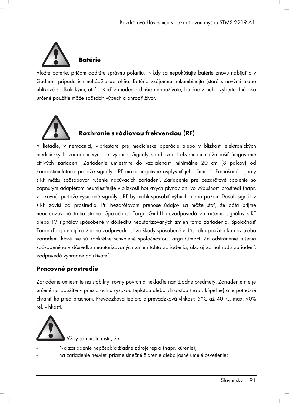 Silvercrest STMS 2219 A1 User Manual | Page 93 / 130