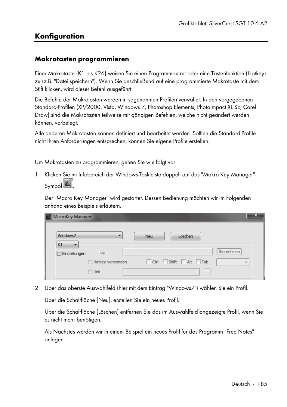 Konfiguration | Silvercrest SGT 10.6 A2 User Manual | Page 187 / 198