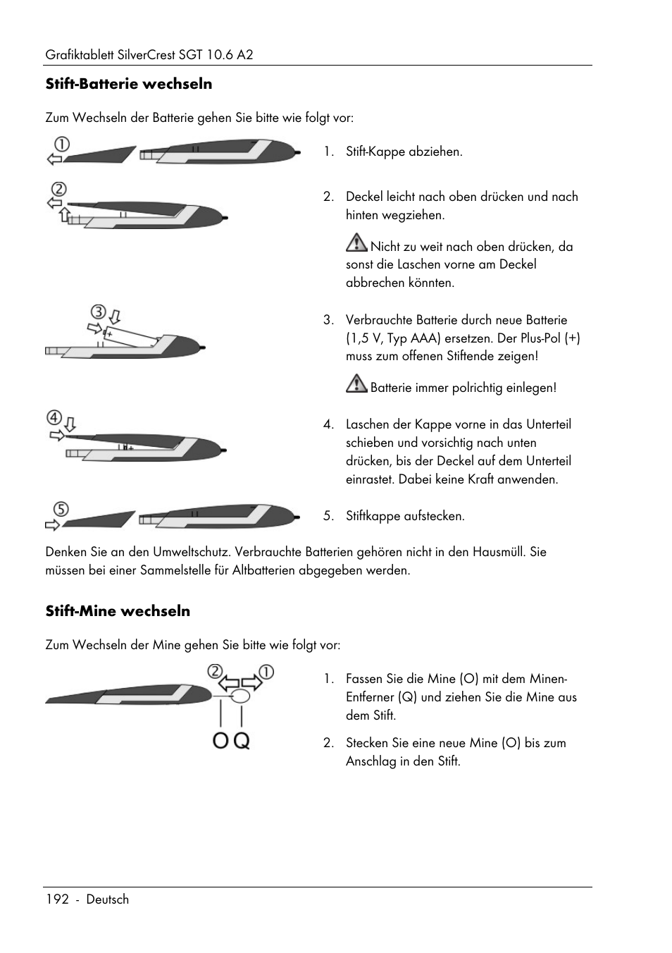 Silvercrest SGT 10.6 A2 User Manual | Page 194 / 198