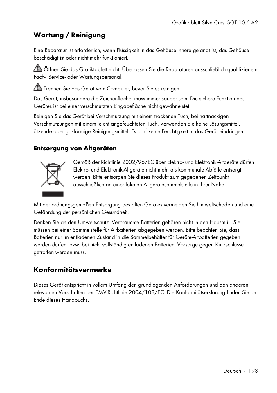 Silvercrest SGT 10.6 A2 User Manual | Page 195 / 198