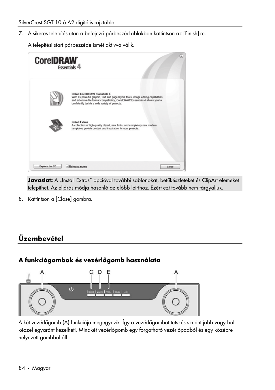 Üzembevétel | Silvercrest SGT 10.6 A2 User Manual | Page 86 / 198