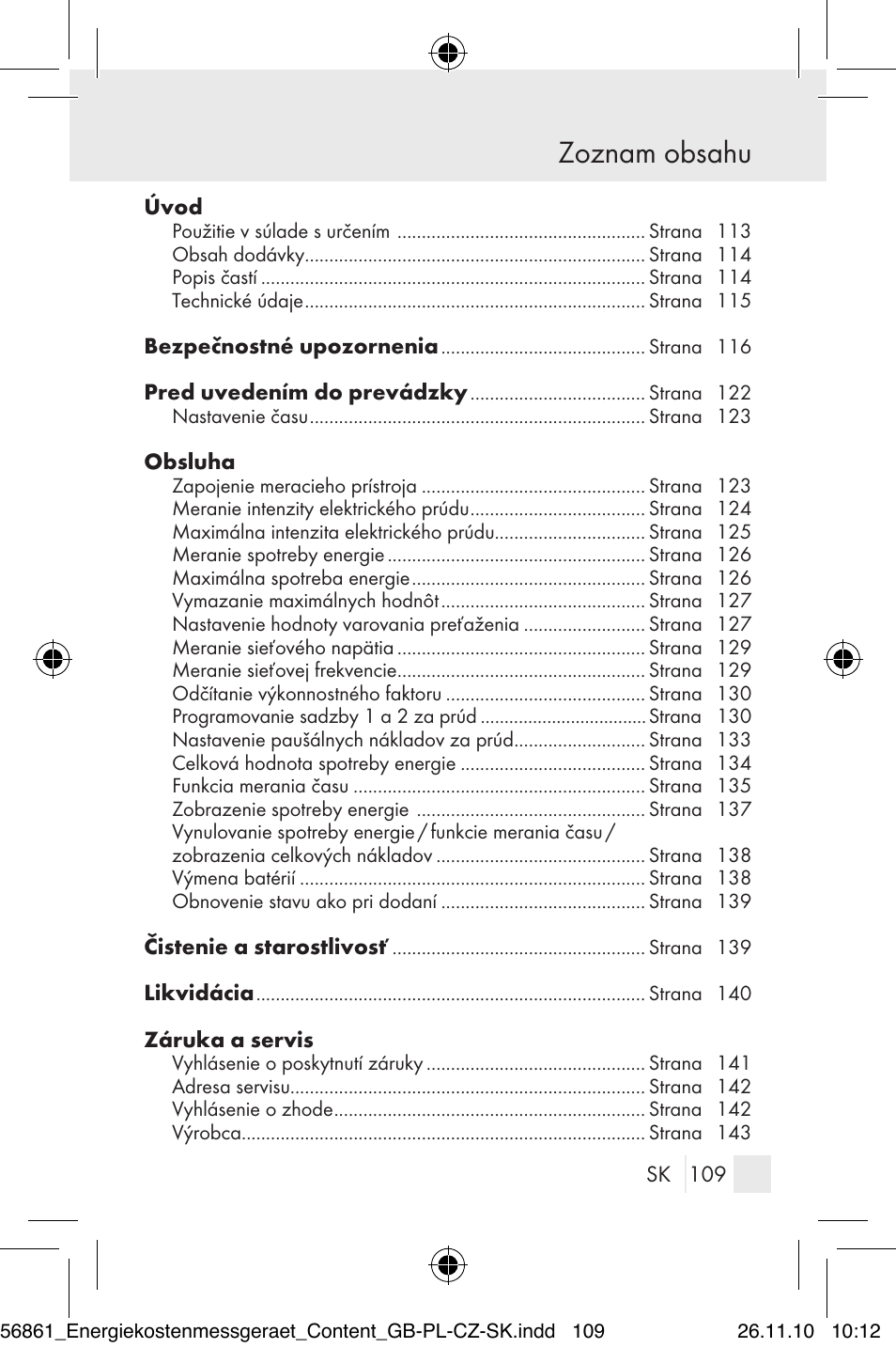 Silvercrest Energy Monitor User Manual | Page 107 / 141