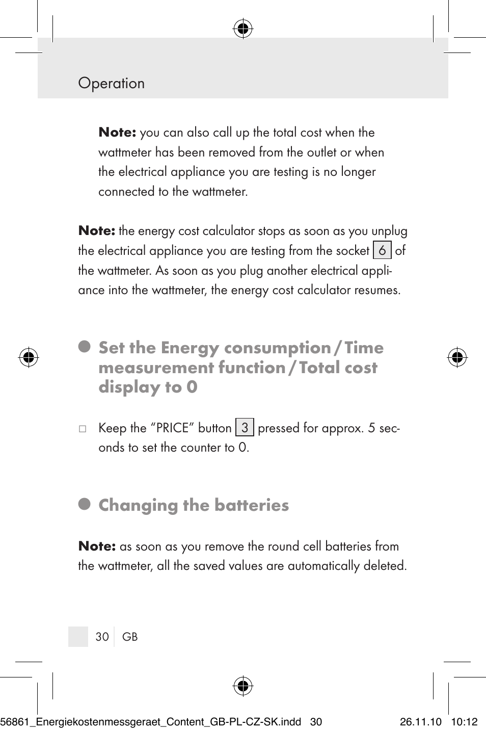 Changing the batteries | Silvercrest Energy Monitor User Manual | Page 28 / 141