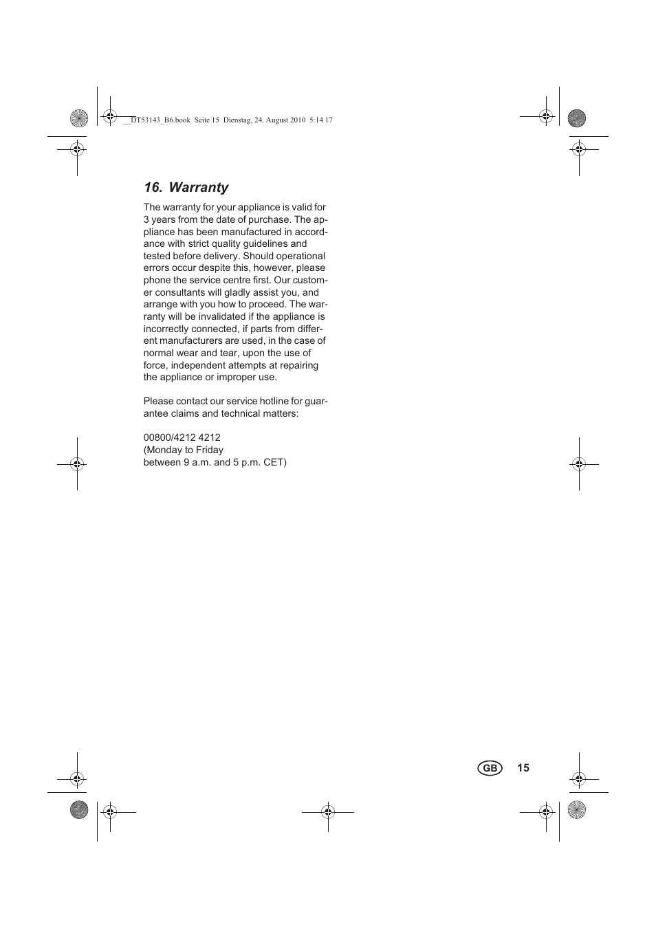 Warranty | Silvercrest SST 50 A1 User Manual | Page 17 / 18