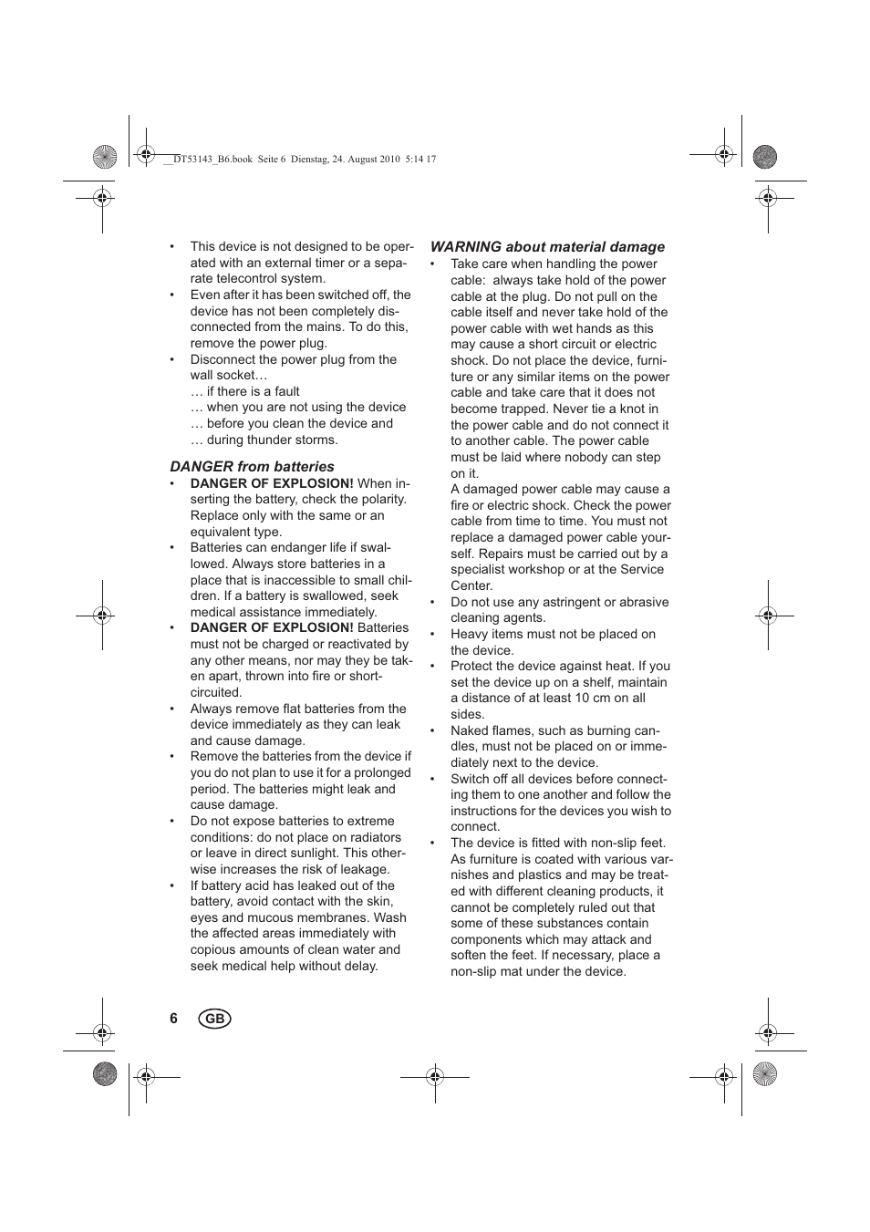 Silvercrest SST 50 A1 User Manual | Page 8 / 18