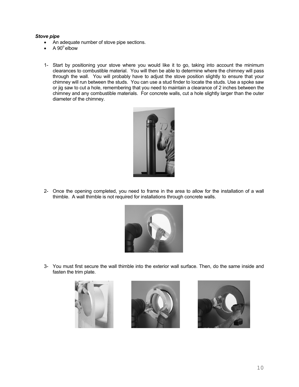 Drolet Wood Stove User Manual | Page 10 / 31