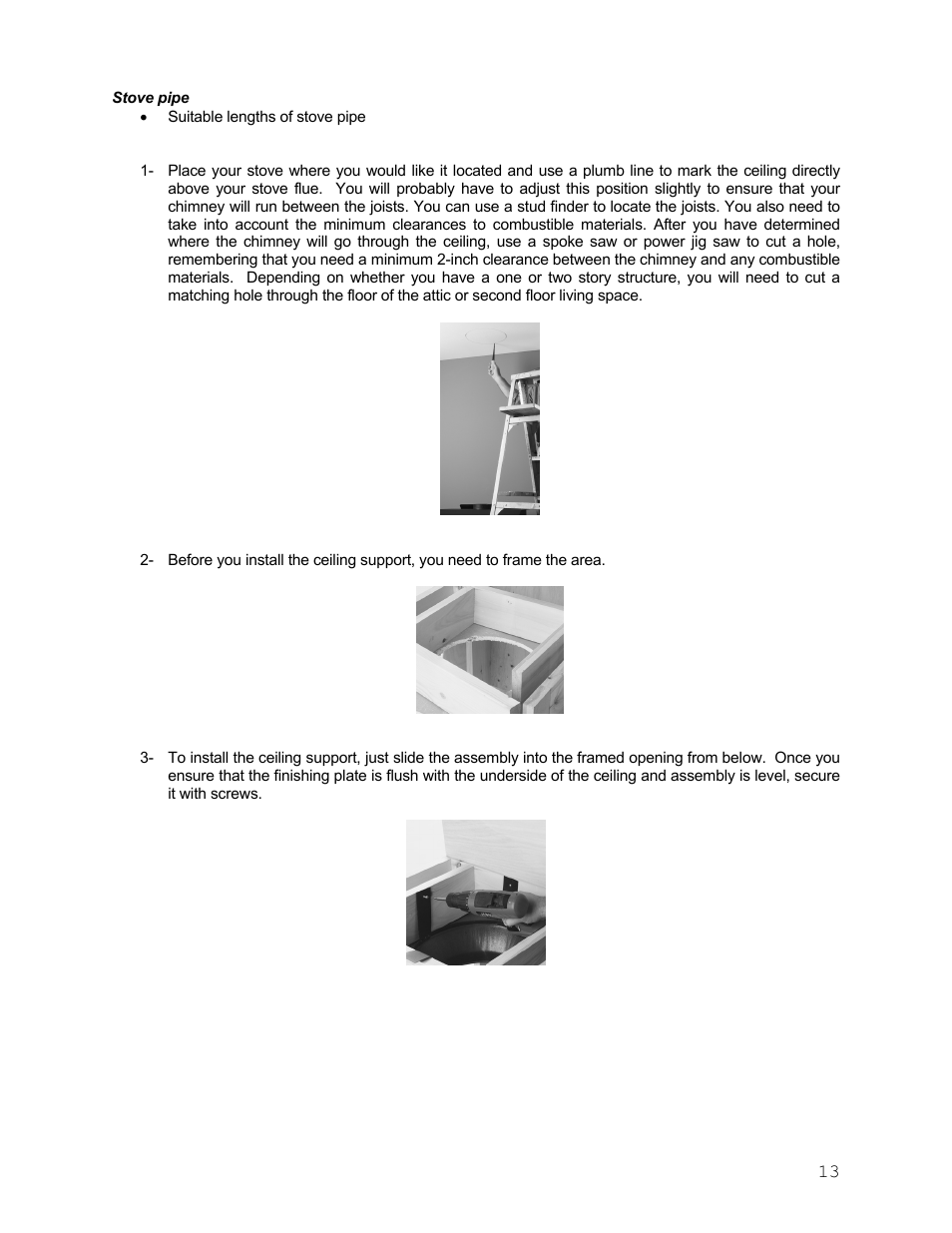 Drolet Wood Stove User Manual | Page 13 / 31