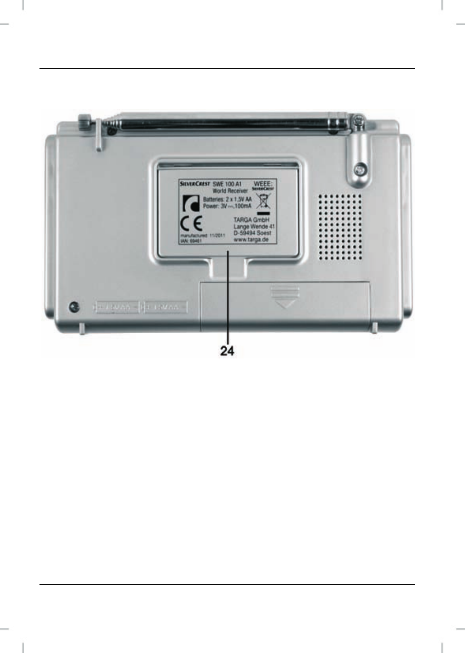 Pata | Silvercrest SWE 100 A1 User Manual | Page 14 / 104