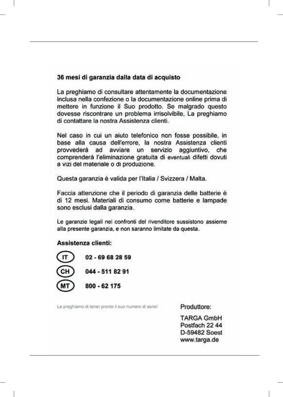 Informazioni sulla garanzia | Silvercrest SWE 100 A1 User Manual | Page 53 / 104