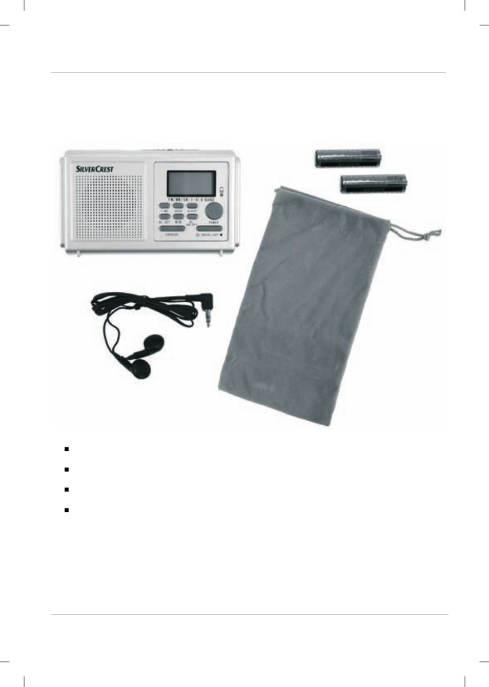 Package contents | Silvercrest SWE 100 A1 User Manual | Page 80 / 104