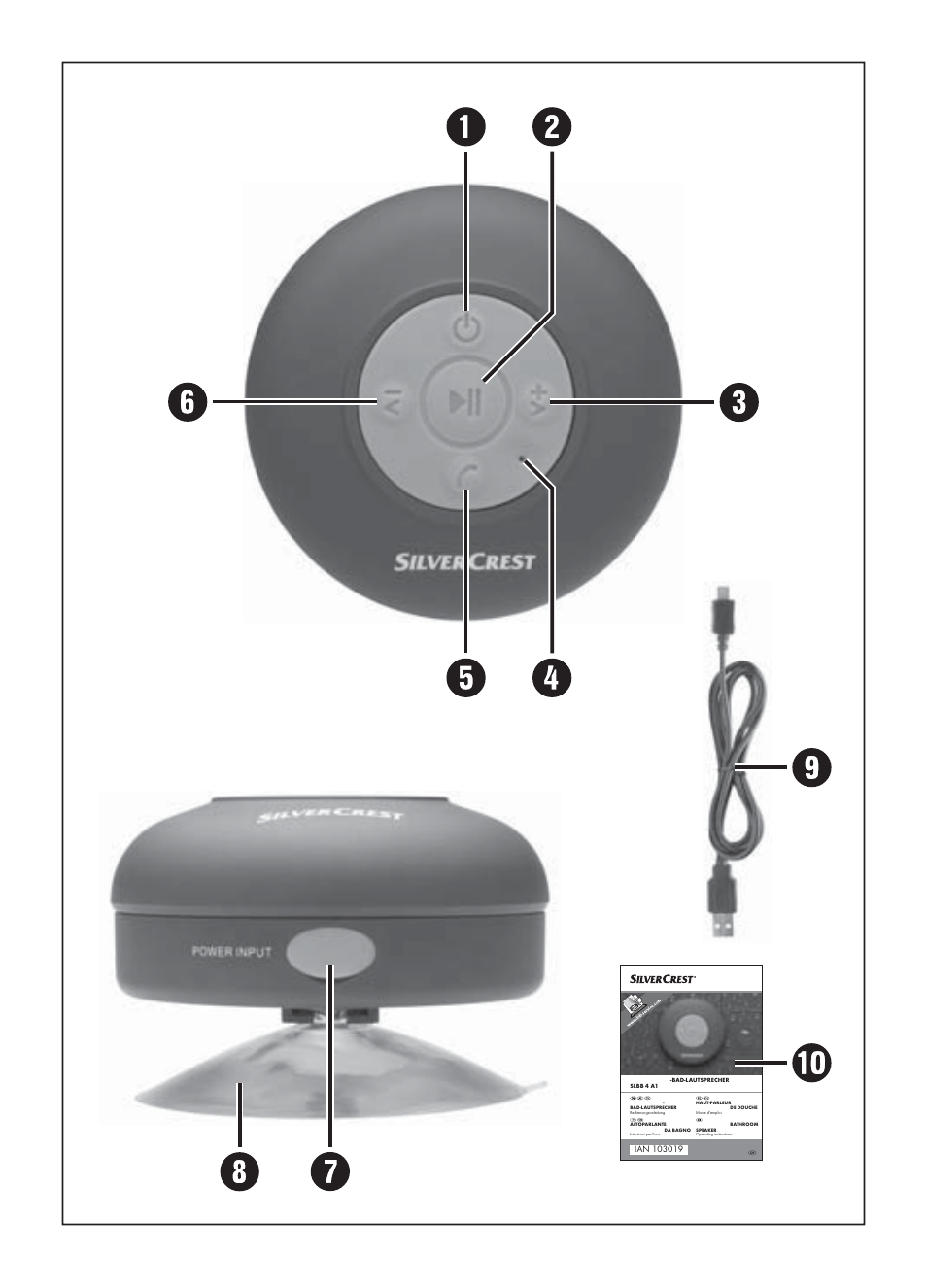 Silvercrest SLBB 4 A1 User Manual | Page 3 / 64