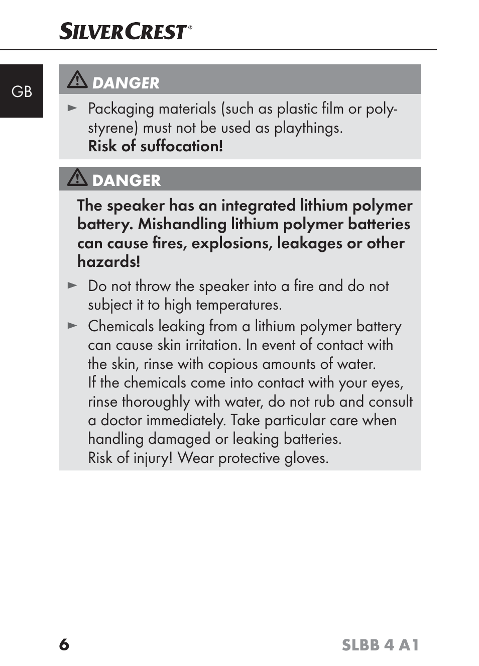 Silvercrest SLBB 4 A1 User Manual | Page 9 / 64