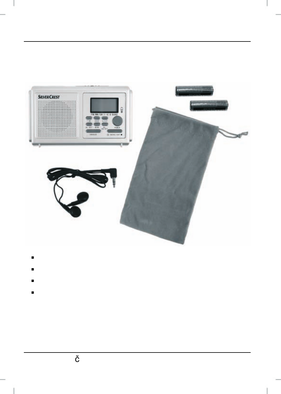Vsebina paketa | Silvercrest SWE 100 A1 User Manual | Page 131 / 155