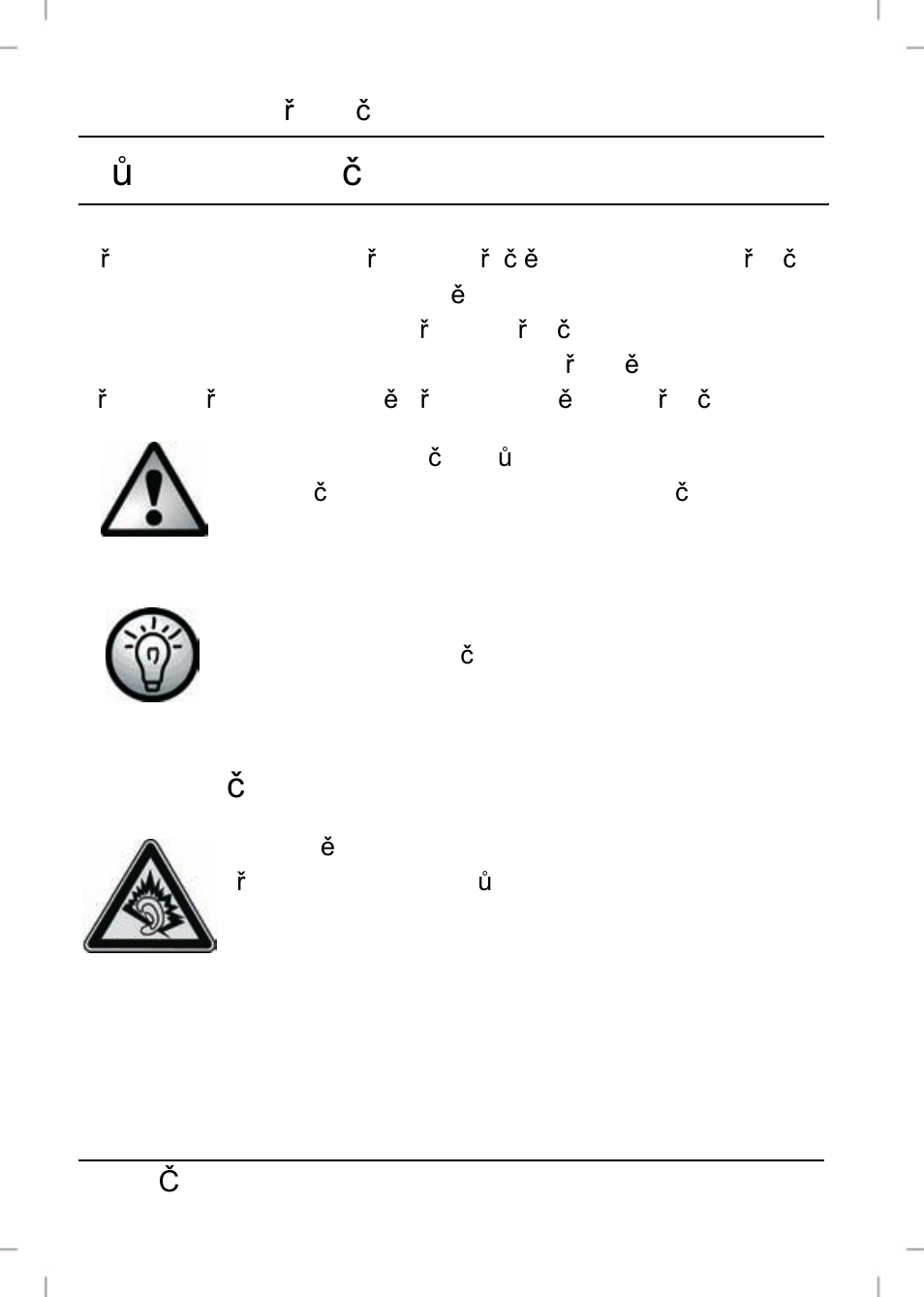 Důležité bezpečnostní pokyny, Nebezpe čí plynoucí z rušení hlukem | Silvercrest SWE 100 A1 User Manual | Page 32 / 155